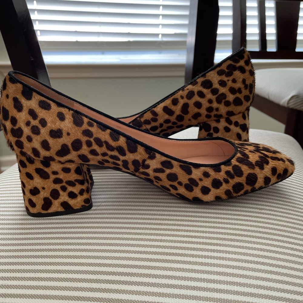 J Crew Hair calf heels